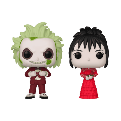 BEETLEJUICE & LYDIA DEETZ 2-PACK : BEETLEJUICE BEETLEJUICE- FUNKO POP! MOVIES