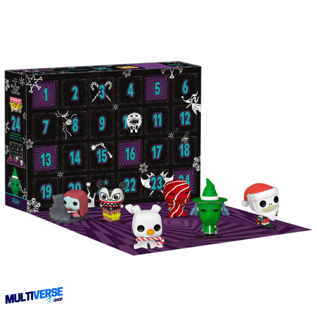 CALENDARIO DE ADVIENTO THE NIGHTMARE BEFORE CHRISTMAS 24 PZ - FUNKO POP! POCKET DISNEY