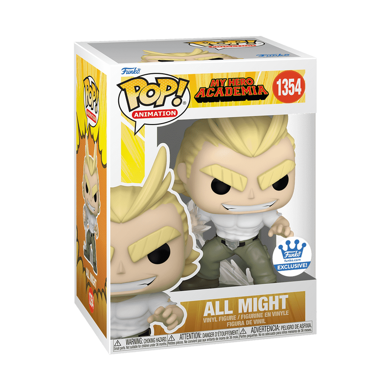 ALL MIGHT (TEXAS SMASH) EXCLUSIVO FUNKO SHOP #1354 : MY HERO ACADEMIA - FUNKO POP! ANIMATION