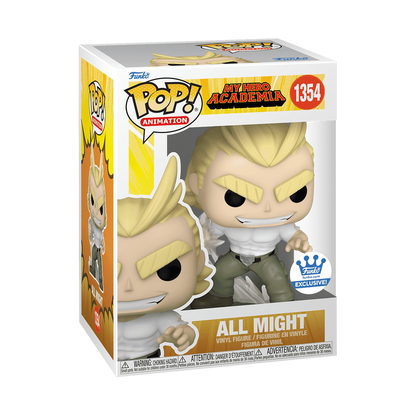 ALL MIGHT (TEXAS SMASH) EXCLUSIVO FUNKO SHOP #1354 : MY HERO ACADEMIA - FUNKO POP! ANIMATION