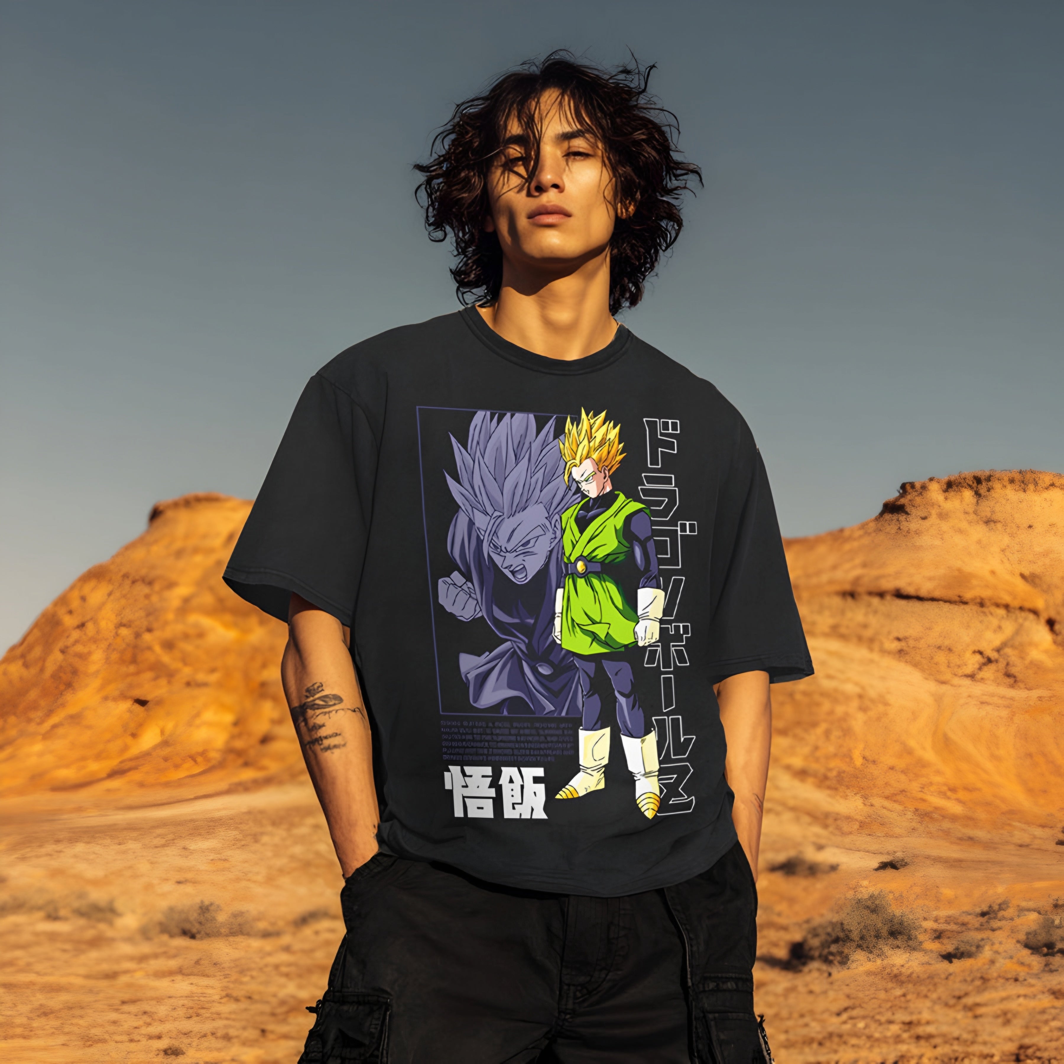 GOHAN DRAGON BALL PLAYERA