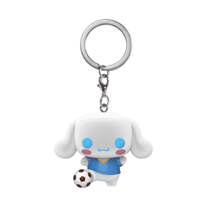 CINNAMONROLL EXCLUSIVO BOX LUNCH FLOCKED (AFELPADO) : SANRIO - FUNKO POP! KEYCHAIN