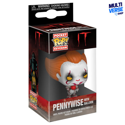 PENYWISE CON GLOBO : IT CAPITULO 2 - FUNKO POP! KEYCHAIN