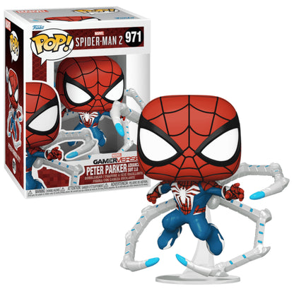 PETER PARKER ADVANCED SUIT 2.0 #971 : SPIDER-MAN 2 - FUNKO POP! MARVEL GAMERVERSE