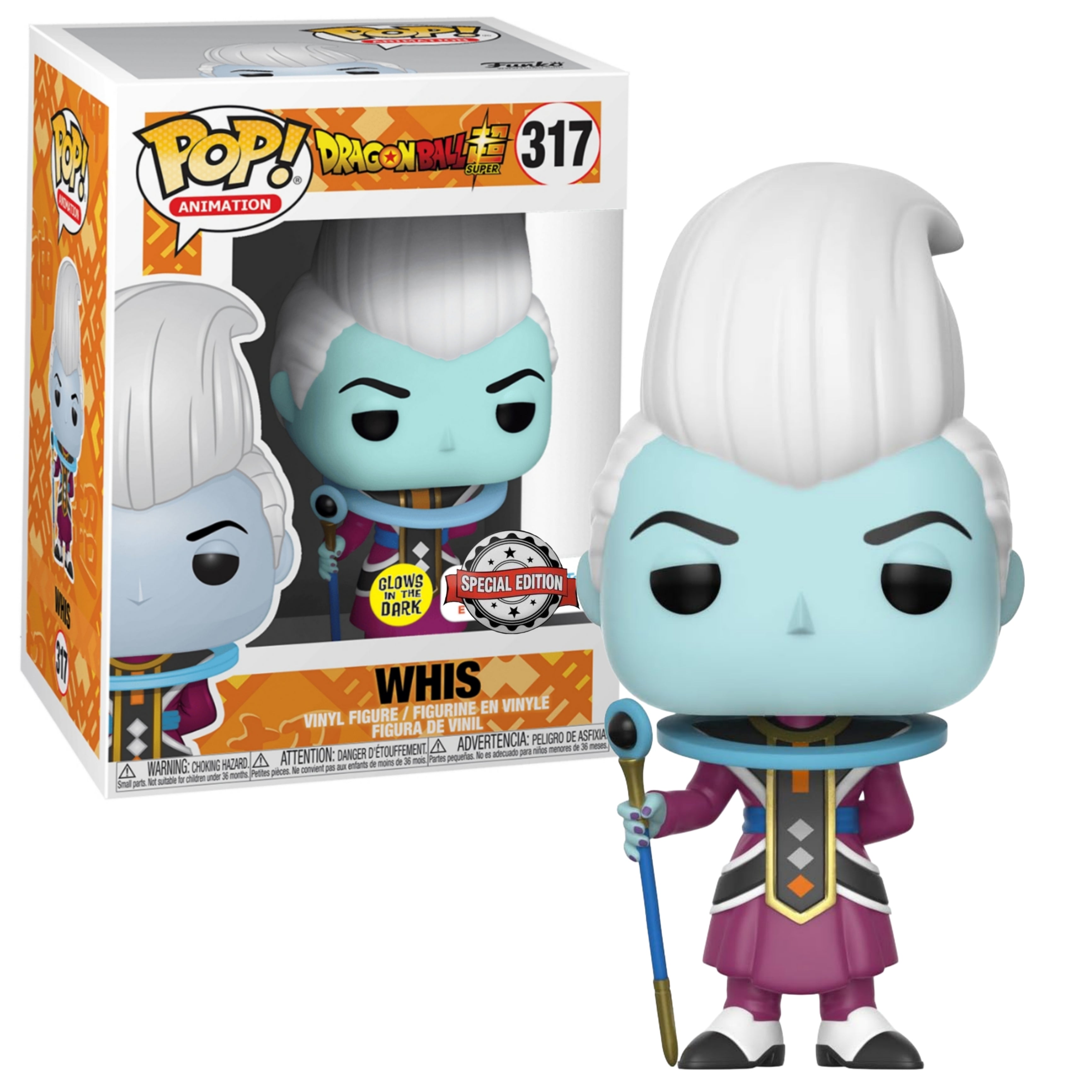 WHIS GLOW IN THE DARK SPECIAL EDITION #317 : DRAGON BALL SUPER - FUNKO POP! ANIMATION
