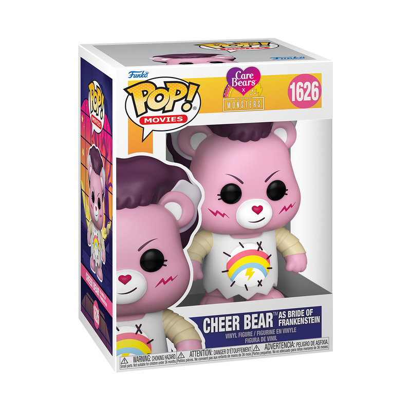 CHEER BEAR AS BRIDE OF FRANKESTEIN  #1626 : CARE BEARS - FUNKO POP! MOVIES