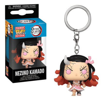 NEZUKO KAMADO (DEMON FORM) : DEMON SLAYER - FUNKO POP! KEYCHAIN