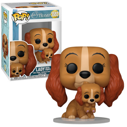 LADY WITH PUPPY #1554 : LA DAMA Y EL VAGABUNDO - FUNKO POP! DISNEY
