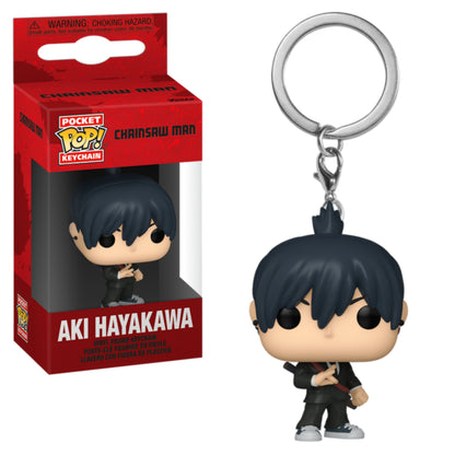 AKI HAYAKAWA LLAVERO : CHAINSAW MAN - FUNKO POP! KEYCHAIN