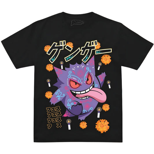 GENGAR DIA DE MUERTOS PLAYERA