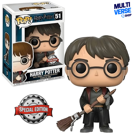 HARRY POTTER WITH  FIREBOLT SPECIAL EDITION #51 : HARRY POTTER - FUNKO POP! MOVIES