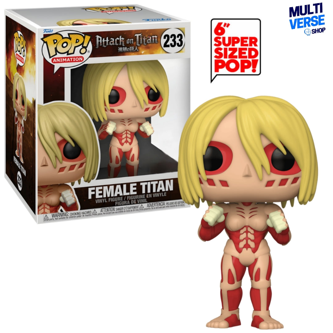 FEMALE TITAN (6 PULGADAS) #233 : ATACK ON TITAN - FUNKO POP! ANIMATION
