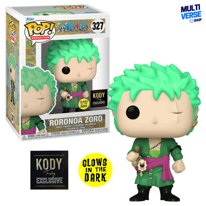 RORONOA ZORO (GITD) EXCLUSIVO KODY : ONE PIECE - FUNKO POP! ANIMATION