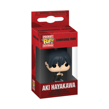 AKI HAYAKAWA LLAVERO : CHAINSAW MAN - FUNKO POP! KEYCHAIN
