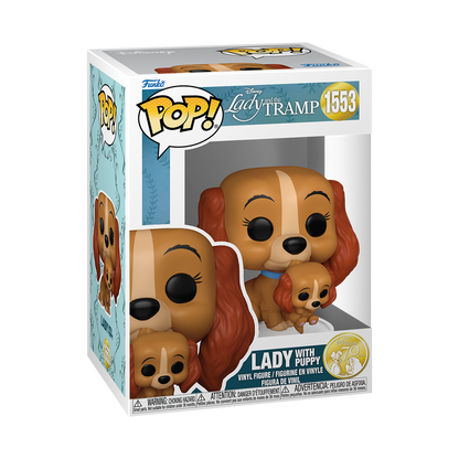 LADY WITH PUPPY #1554 : LA DAMA Y EL VAGABUNDO - FUNKO POP! DISNEY