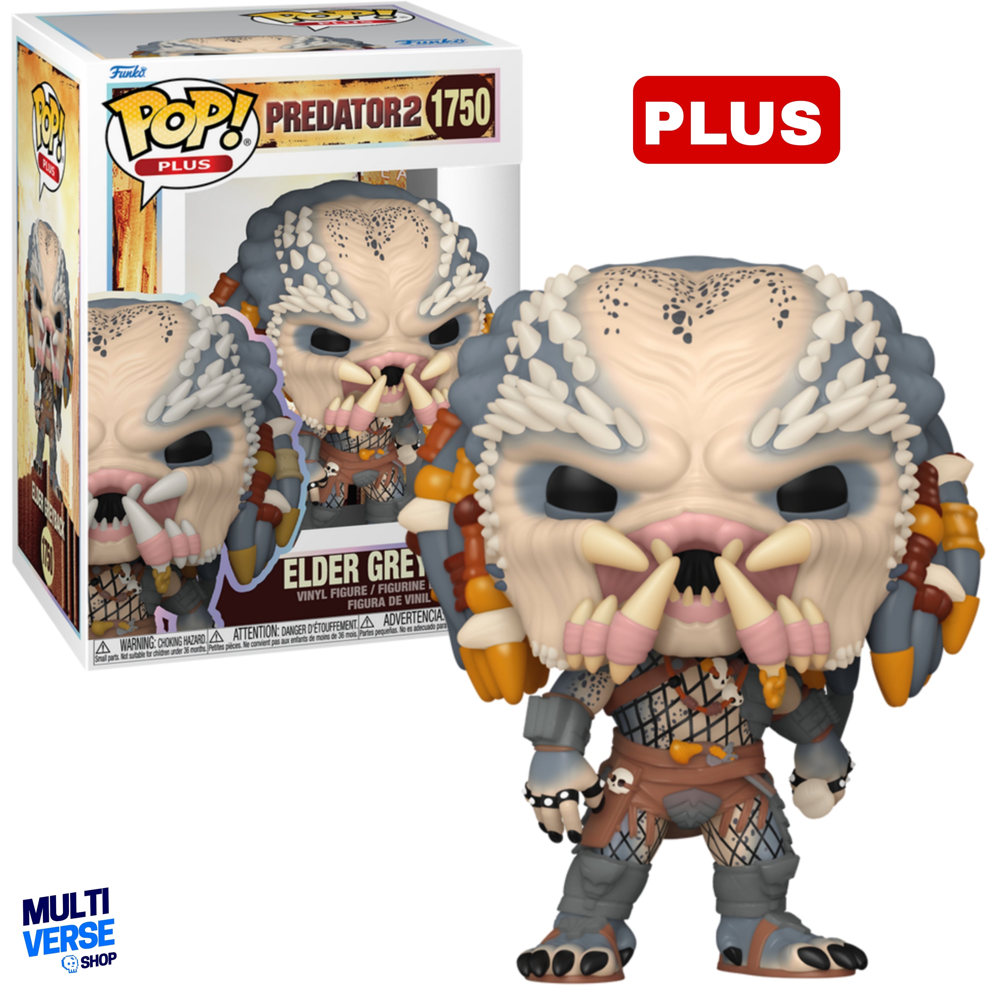 ELDER GREYBACK (PLUS) #1750 : PREDATOR 2 - FUNKO POP! MOVIES