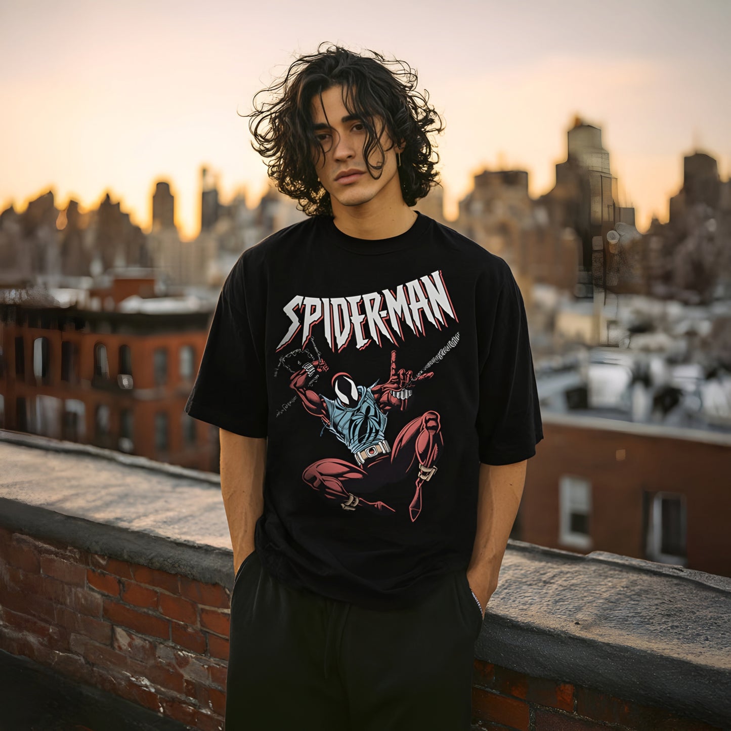 SCARLET SPIDERMAN PLAYERA
