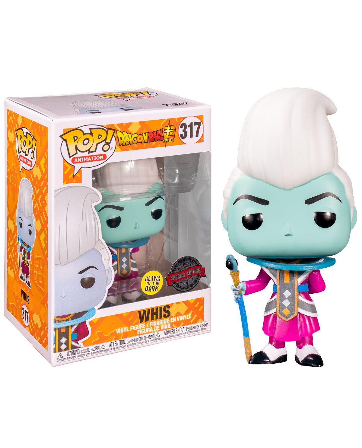 WHIS GLOW IN THE DARK SPECIAL EDITION #317 : DRAGON BALL SUPER - FUNKO POP! ANIMATION