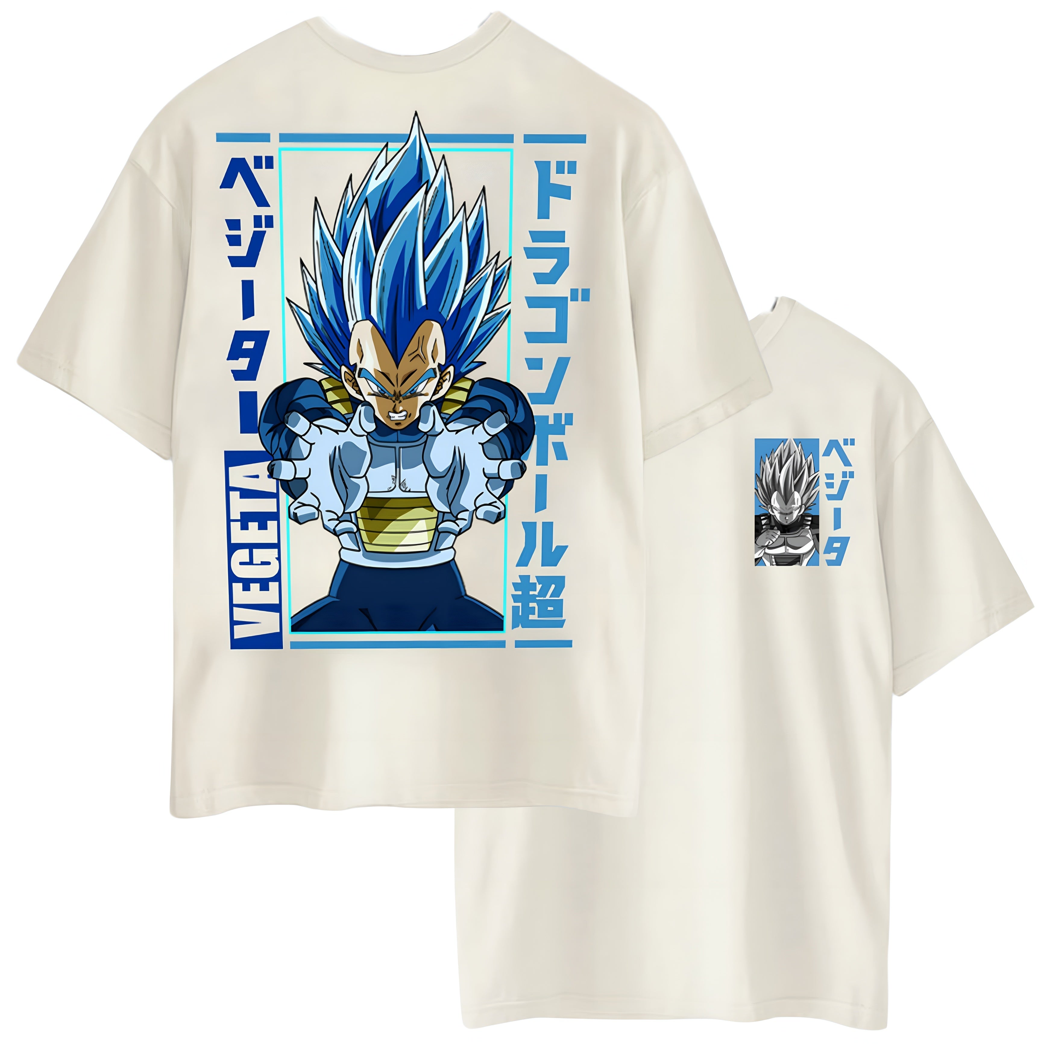 PRINCIPE VEGETA DRAGON BALL PLAYERA