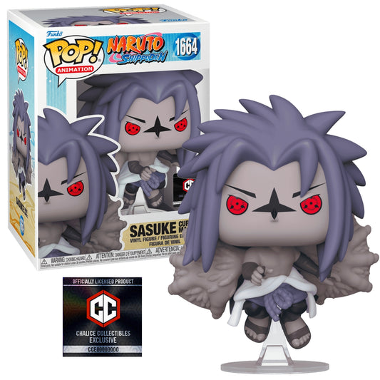 SASUKE COURSE MARK 2 EXCLUSIVO CHALICE #1664 : NARUTO SHIPPUDEN- FUNKO POP! ANIMATION