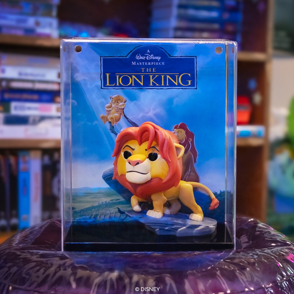 SIMBA ON PRIDE ROCK : EL REY LEON - FUNKO POP! VHS COVER DISNEY