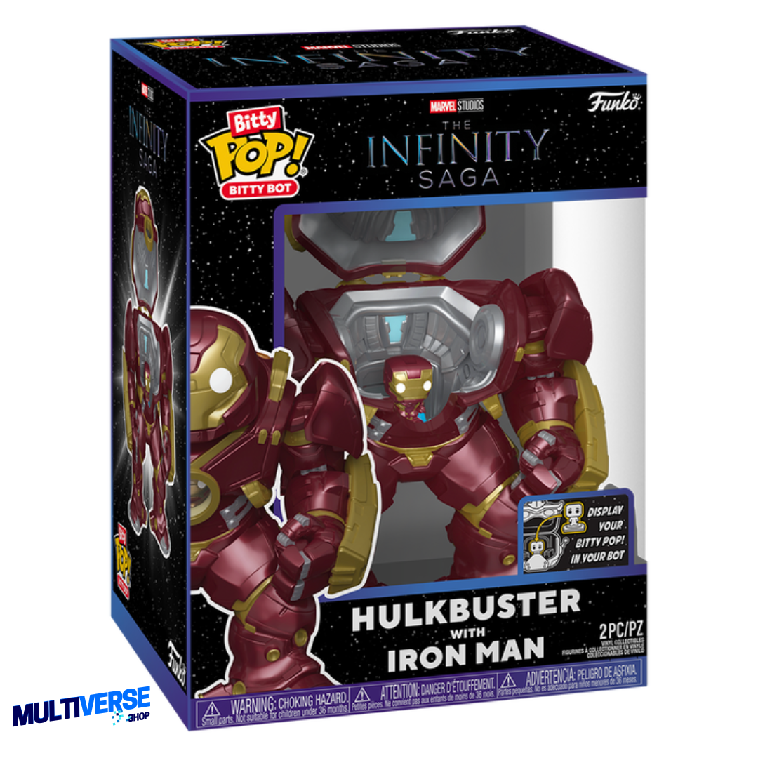 HULKBUSTER CON IRON MAN BITTY POP : INFINITY SAGA - FUNKO POP! MARVEL