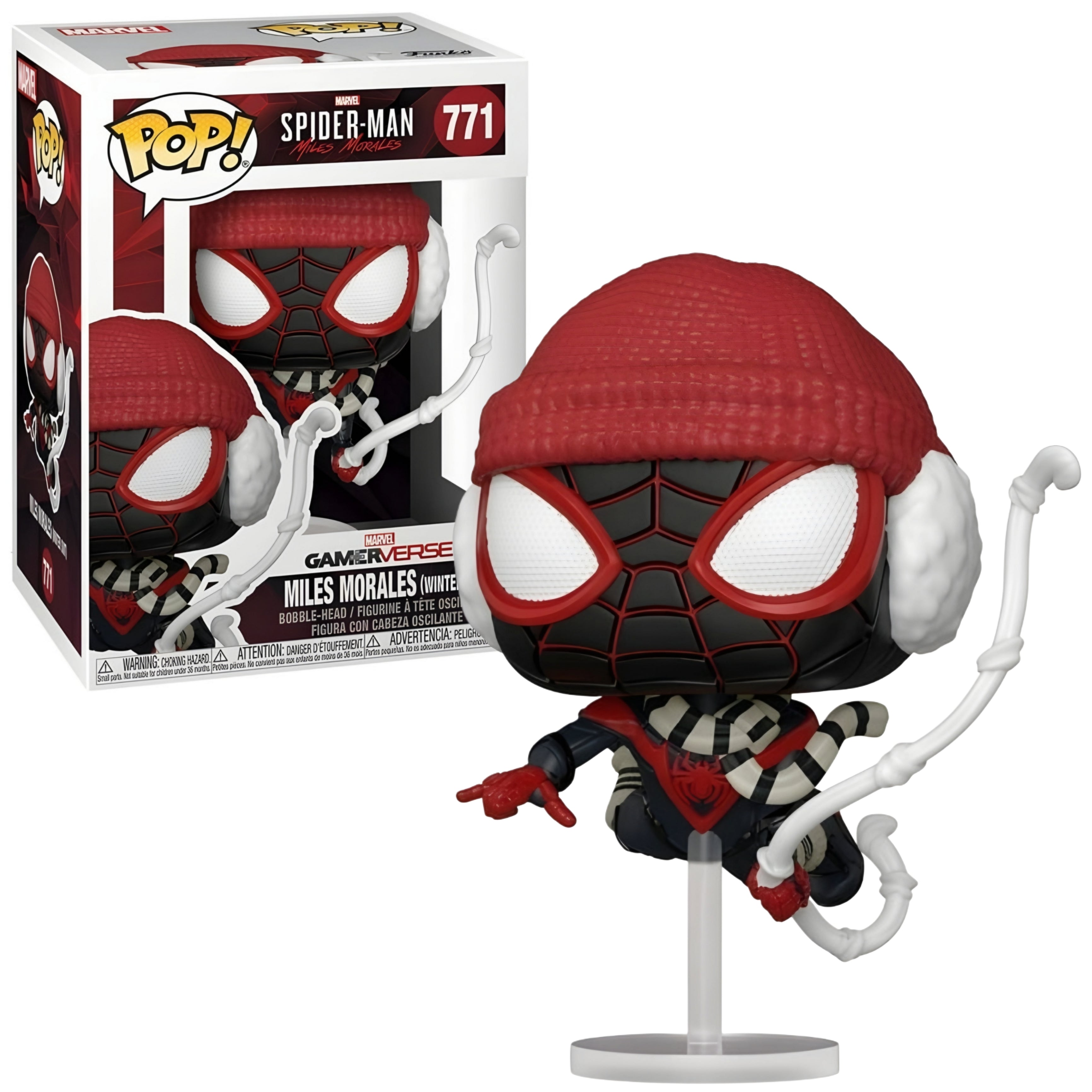 MILES MORALES (WINTER SUIT) : SPIDER-MAN GAMER VERSE FUNKO POP