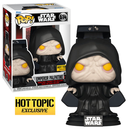 EMPERADOR PALPATINE EN TRONO EXCLUSIVO HOT TOPIC #614 : STAR WARS - FUNKO POP! MOVIES